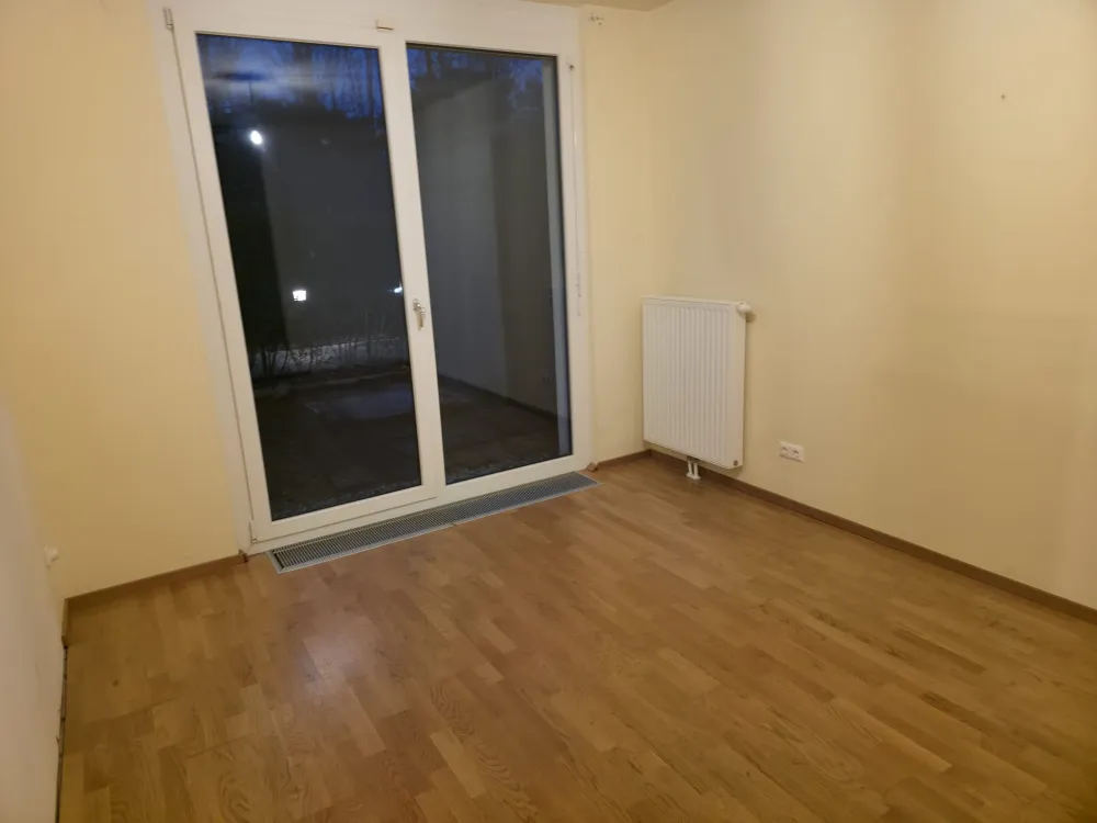 Nachher: leerer Raum nach Entrümpelung in 1230 Wien (Liesing)