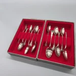 Ankauf von silbernen Löffeln (Set im Etui) in Wien
