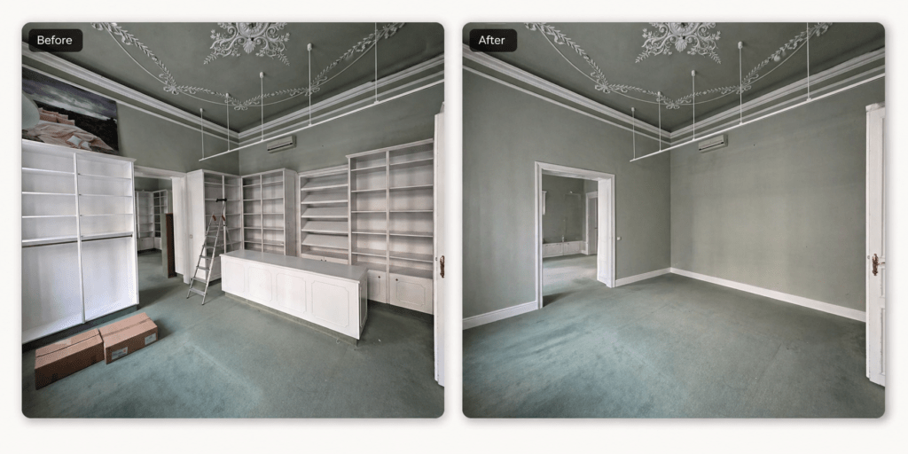 Zimmer Entrümpelung Wien 1010 Erster Bezirk  Kunde zufrieden