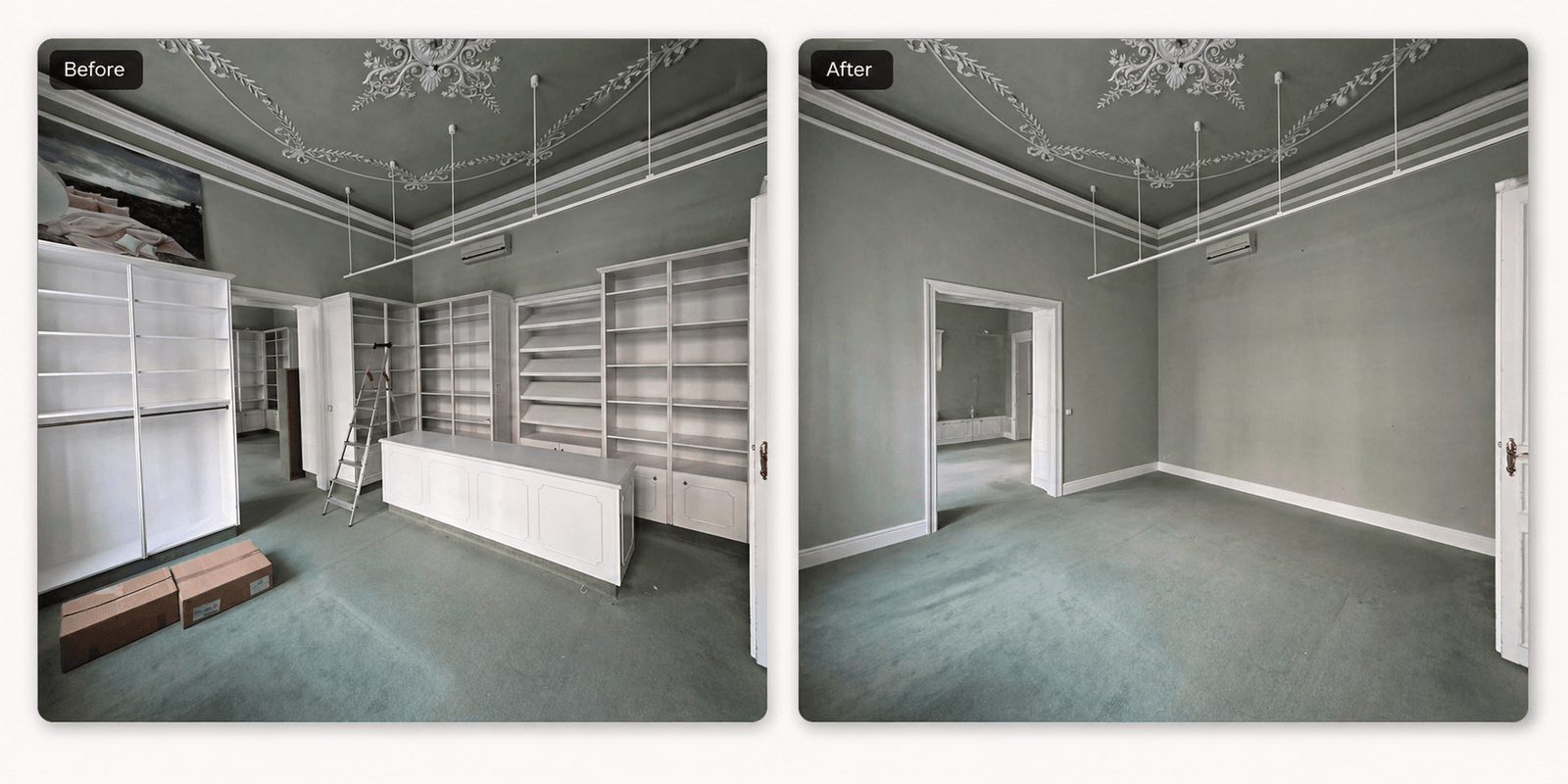 Zimmer Entrümpelung Wien 1010 Erster Bezirk Kunde zufrieden